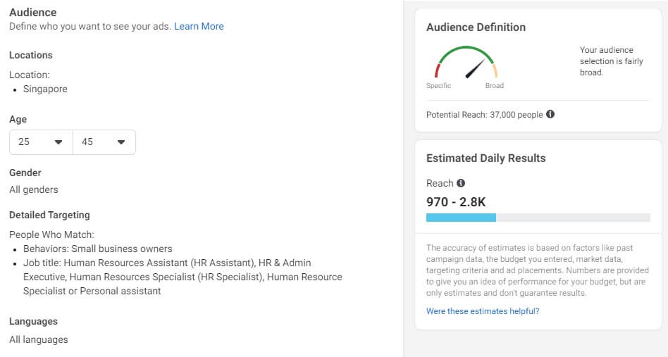 What is Digital Marketing Instagram Ads Targeting Options