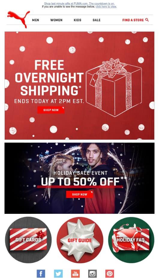 Seasonal Email Campaign